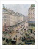 Rue Saint-Lazare, Paris, Bright Weather, 1893 by Camille Pissarro