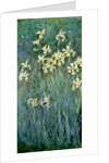 The Yellow Irises by Claude Monet