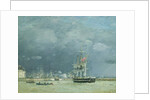 Evening, Le Havre, 1866 by Eugene Louis Boudin