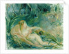 Jupiter and Callisto, after a painting by Boucher by Berthe Morisot