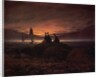 Moon Rising Over the Sea, 1822 by Caspar David Friedrich