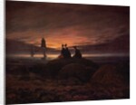 Moon Rising Over the Sea, 1822 by Caspar David Friedrich