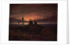 Moon Rising Over the Sea, 1822 by Caspar David Friedrich