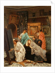 A Collector of Pictures at the Time of Augustus, 1867 by Lawrence Alma-Tadema