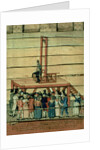 The Terror - Jean Georges Schneider and the Guillotine by German School