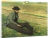 Eugene Manet by Edgar Degas