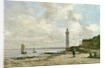 Lighthouse at Honfleur, 1864-66 by Eugene Louis Boudin