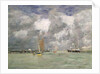 High Tide at Trouville, c.1892-96 by Eugene Louis Boudin