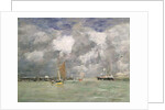 High Tide at Trouville, c.1892-96 by Eugene Louis Boudin