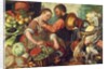Woman Selling Vegetables, 1567 by Joachim Beuckelaer or Bueckelaer