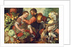 Woman Selling Vegetables, 1567 by Joachim Beuckelaer or Bueckelaer