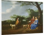 A Family Group in a Landscape, 1655 by Adriaen van de Velde