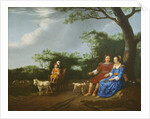 A Family Group in a Landscape, 1655 by Adriaen van de Velde