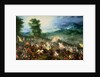 The Battle of Arbelles, or the Battle of Issus, 1602 by Jan the Elder Brueghel