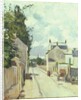 Rue de l'Ermitage, Pontoise, 1874 by Camille Pissarro