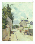 Rue de l'Ermitage, Pontoise, 1874 by Camille Pissarro