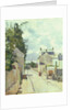 Rue de l'Ermitage, Pontoise, 1874 by Camille Pissarro