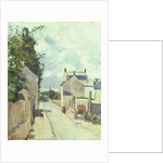 Rue de l'Ermitage, Pontoise, 1874 by Camille Pissarro