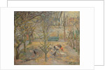 The Farmyard, 1877 by Camille Pissarro
