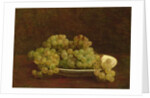 Still Life of Grapes, 1890 by Ignace Henri Jean Fantin-Latour