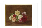 Roses in a bowl, 1884 by Ignace Henri Jean Fantin-Latour