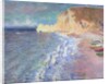 Morning at Etretat, 1883 by Claude Monet