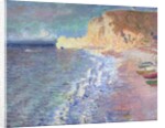 Morning at Etretat, 1883 by Claude Monet