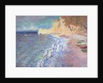 Morning at Etretat, 1883 by Claude Monet