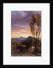 Oxen Ploughing at Sunset by Samuel Palmer
