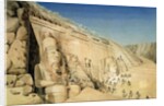 The Excavation of the Great Temple of Ramesses II, Abu Simbel by Louis M.A. Linant de Bellefonds