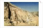 The Excavation of the Great Temple of Ramesses II, Abu Simbel by Louis M.A. Linant de Bellefonds