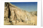 The Excavation of the Great Temple of Ramesses II, Abu Simbel by Louis M.A. Linant de Bellefonds