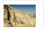 The Excavation of the Great Temple of Ramesses II, Abu Simbel by Louis M.A. Linant de Bellefonds