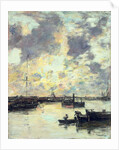The Port, c.1895 by Eugene Louis Boudin