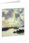 The Port, c.1895 by Eugene Louis Boudin