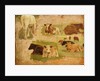 Study of Cows, c.1860 by Eugene Louis Boudin
