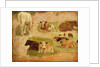 Study of Cows, c.1860 by Eugene Louis Boudin