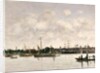 The Meuse at Dordrecht, 1874 by Eugene Louis Boudin