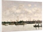 The Meuse at Dordrecht, 1874 by Eugene Louis Boudin