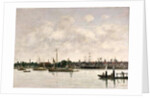 The Meuse at Dordrecht, 1874 by Eugene Louis Boudin