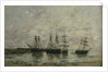 Portrieux, 1869 by Eugene Louis Boudin