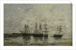 Portrieux, 1869 by Eugene Louis Boudin