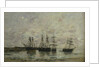 Portrieux, 1869 by Eugene Louis Boudin
