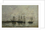 Portrieux, 1869 by Eugene Louis Boudin