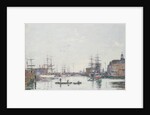 The Basin of the Barre, Le Havre, 1895 by Eugene Louis Boudin
