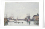 The Basin of the Barre, Le Havre, 1895 by Eugene Louis Boudin