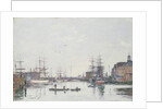 The Basin of the Barre, Le Havre, 1895 by Eugene Louis Boudin