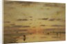 Low Tide and Sunset, 1885 by Eugene Louis Boudin