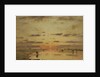 Low Tide and Sunset, 1885 by Eugene Louis Boudin