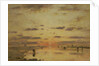 Low Tide and Sunset, 1885 by Eugene Louis Boudin